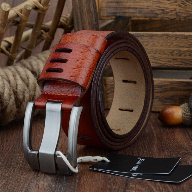 QUALITY  luxury leather men belt - Dapperdashery