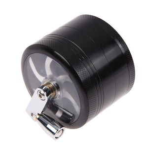 Beautiful 4-layer Hand Crank Herb Grinder - Dapperdashery