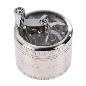 Beautiful 4-layer Hand Crank Herb Grinder - Dapperdashery