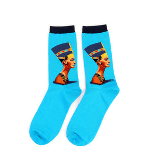 Autumn Retro Mural Socks - Dapperdashery