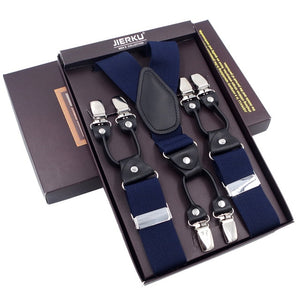 Mens Leather Suspenders - Dapperdashery