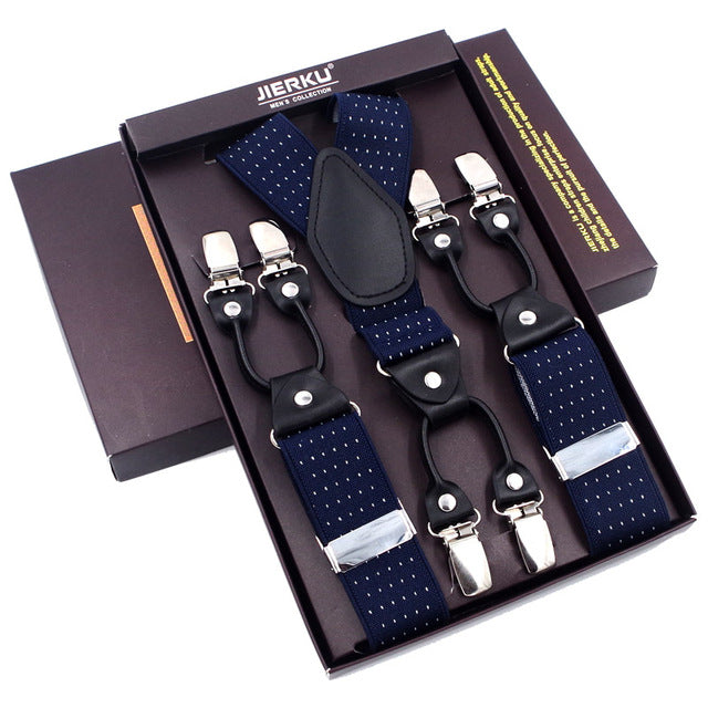 Mens Leather Suspenders - Dapperdashery