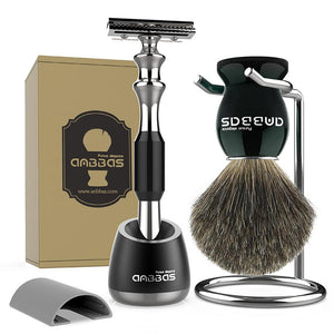 Anbbas Shaving Brush and Razor Set, - Dapperdashery